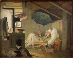 O pobre poeta de Carl Spitzweg