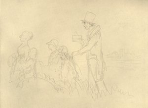 O Magister Judaico, meados do século XIX, c1924. de Carl Spitzweg