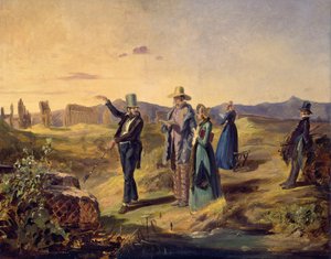 Ingleses na Campagna de Carl Spitzweg