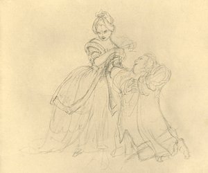 Erhörung, meados do século XIX, c1924. de Carl Spitzweg