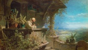 Queima. Por volta de 1860-62 de Carl Spitzweg