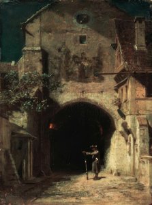 Sentinela bocejando de Carl Spitzweg