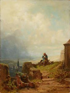 O Veterano, c. 1870. de Carl Spitzweg