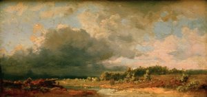 Paisagem de Voralpen (motivo nos amplificadores) de Carl Spitzweg
