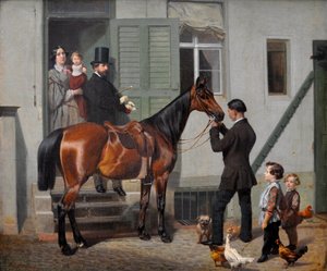 Passeio do artista de Carl Steffeck