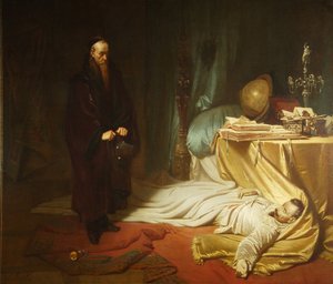 Seni no cadáver de Wallenstein, 1855 de Carl Theodor von Piloty