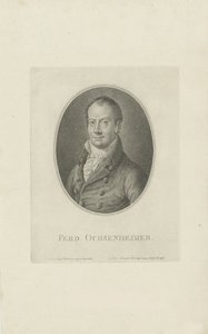 Retrato de Ferdinand Ochsenheimer 1767-1822, 1807.