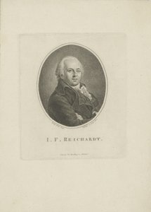 Retrato do compositor Johann Friedrich Reichardt 1752-1814, 1814.
