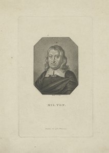 Retrato do poeta John Milton 1608-1674, ca 1818-1821.