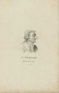 Retrato do violinista e compositor Gaetano Pugnani 1731-1798, 1815.