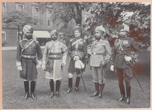 Oficiais ordenados indianos do rei, 1911