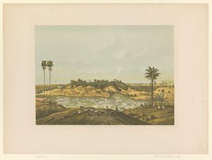 Vista de uma paisagem perto de Samarang
Costa Norte perto de Samarang (título sobre o objecto) de Carl Wilhelm Mieling (possibly)