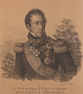 Retrato do conde Alexandre Andrault de Langeron 1763-1831, 1820.