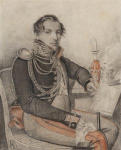 Retrato do conde Pyotr Petrovich Konovnitsyn 1803-1830, início da década de 1820.