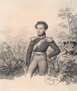Retrato de Pavel Kotlubitsky, final da década de 1810. de Carl von Hampeln