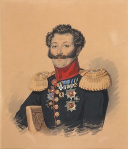 Retrato do príncipe Stepan Alexandrovich Khilkov 1785-1854, depois de 1832.
