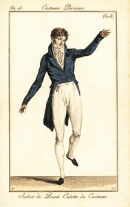 Dandy a dançar num baile, Paris