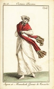 Mulher de anágua e Mamluk overdress, Paris