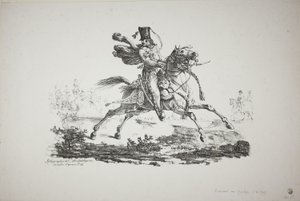 Hussard Galopando de Carle Vernet