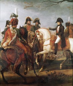 O imperador Napoleão I deu a ordem antes da Batalha de Austerlitz em 2 de dezembro de 1805, detalhe