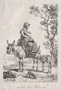 Cuidado materno. de Carle Vernet