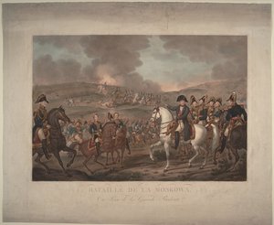 A Batalha de Borodino em 26 de agosto de 1812, 1825 de Carle Vernet