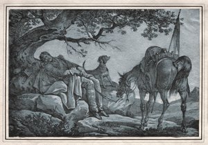 O soldado adormecido. de Carle Vernet