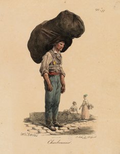 O carvoeiro de "Les Cris de Paris de Carle Vernet