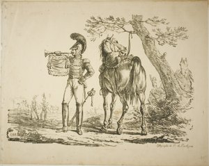 Trompetista dos Fuzileiros de Carle Vernet