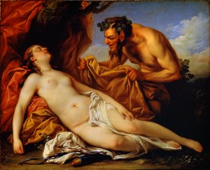 Júpiter e Antíope, c1753