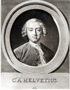 Retrato de Claude Adrien Helvetius (1715-1771) filósofo francês de Carle van Loo