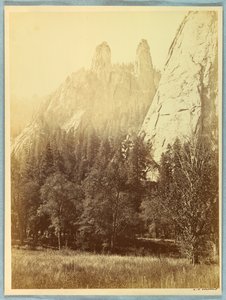 Cathedral Spires, Yosemite de Carleton E. Watkins