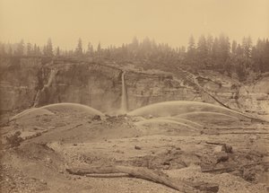 Malakoff Diggins, North Bloomfield, Condado de Nevada de Carleton E. Watkins