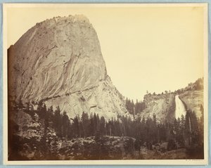 Monte Broderick, Nevada Falls, 700 pés, Yosemite de Carleton E. Watkins