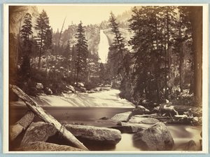 Nevada Fall, Yosemite de Carleton E. Watkins
