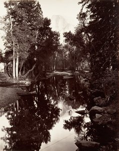 South Dome, 6.000 pés, Yosemite, ca. 1872, impresso ca. 1876. de Carleton E. Watkins.