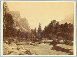 Subindo o vale, Yosemite de Carleton E. Watkins