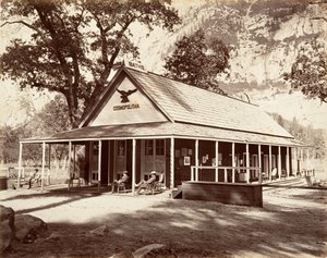 Salão Cosmopolita, ca. 1872, impresso ca. 1876. de Carleton Emmons Watkins