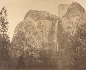Pohono, Véu de Noiva, 900 pés, Yosemite, 1861.