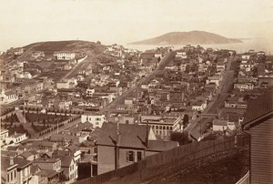 São Francisco, 1864, impresso ca. 1876. de Carleton Emmons Watkins
