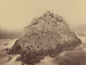 Ilha do Pão de Açúcar, Farallons, 1868/1869 (foto) de Carleton Emmons Watkins