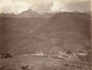 Sutro Tunnel Shaft No. 2, 1875, impresso ca. 1876. de Carleton Emmons Watkins