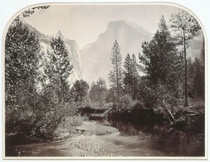 Taysayac, Half Dome, 4967 Ft, Yosemite de Carleton Emmons Watkins