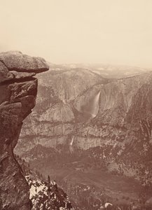 As cataratas de Yosemite, a partir de Glacier Point, 1878-1881 (foto) de Carleton Emmons Watkins
