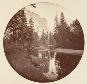 [Parque Nacional de Yosemite, Califórnia], c. 1878. de Carleton Emmons Watkins