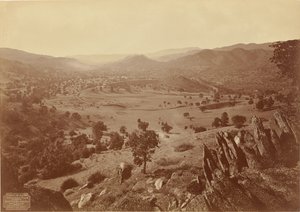 Vista geral de Tehachapi Loop, S.P.R.R. de Carleton Watkins