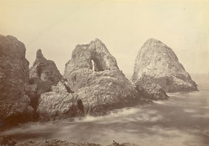 [Ilhas Sugarloaf na Baía dos Pescadores, Ilhas Farallon] de Carleton Watkins