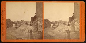 Vista do cais de Selby Lead e Silver Smelting Works, San Francisco, Cal de Carleton Watkins