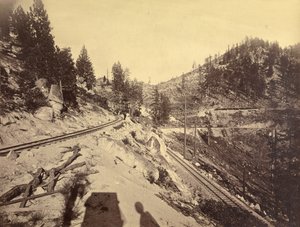 Vista do Lago Tahoe de Carleton Watkins