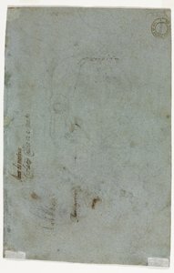 Esboço do verso da cabeça de uma criança, c. 1586.